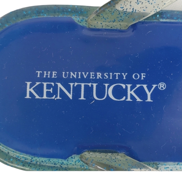 The University Of Kentucky Women's Flip Flops Plastic/Glitter Size 36 (US-5) - Picture 2 of 10
